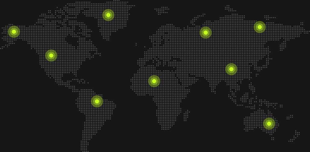 TVOD IPTV service available worldwide map